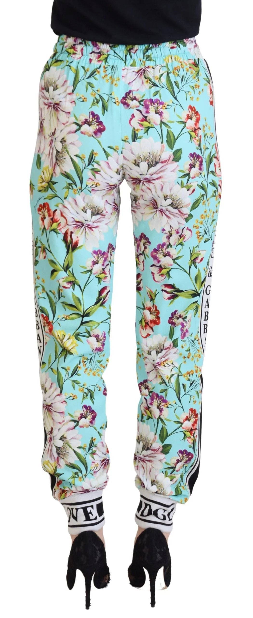 Dolce & Gabbana Multicolor Floral Sweatpants Pants - IT36|XXS - Sweatpants
