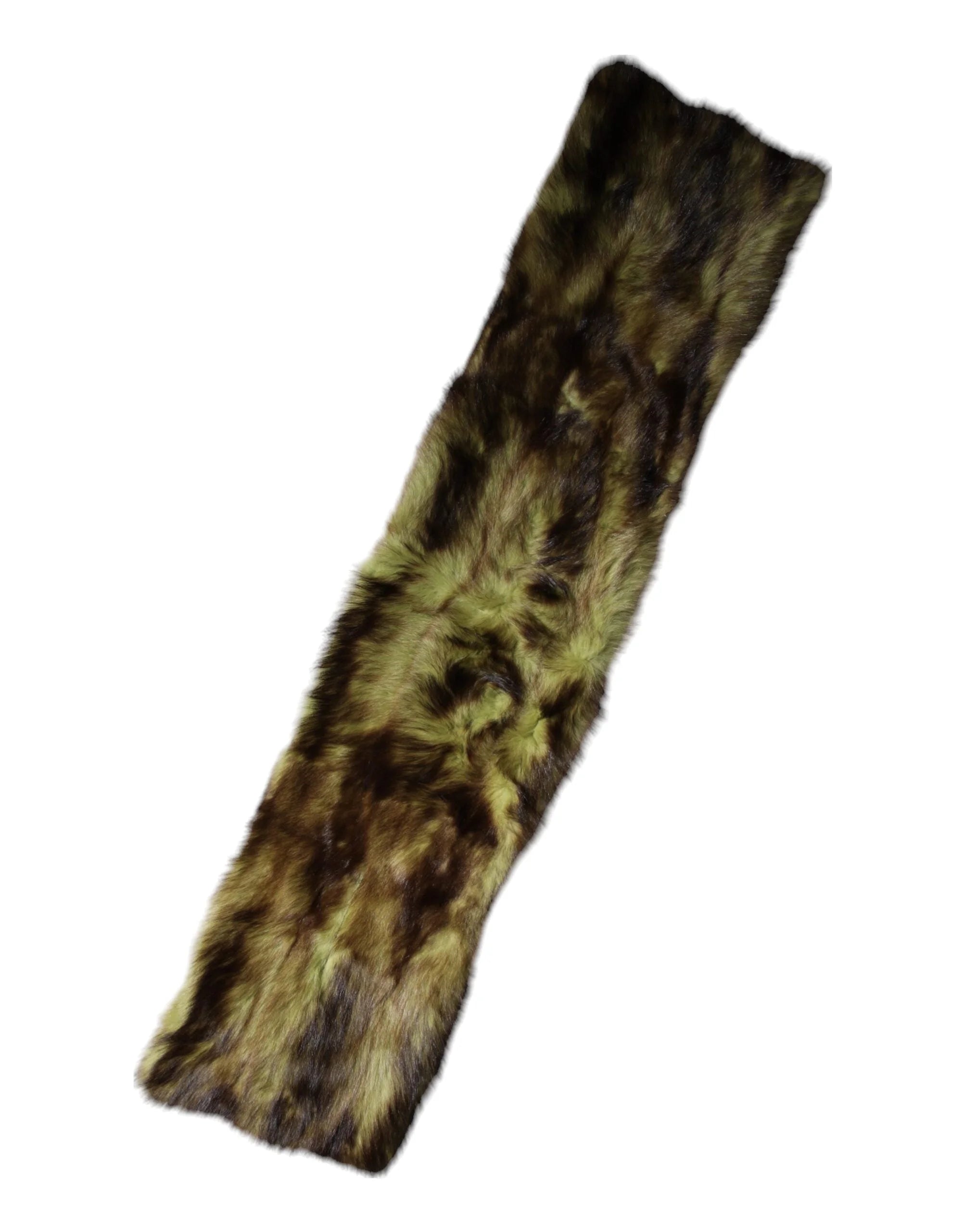 Dolce & Gabbana Multicolor Fur Shawl Neck Wrap Cover Collar Scarf - Scarves & Shawls