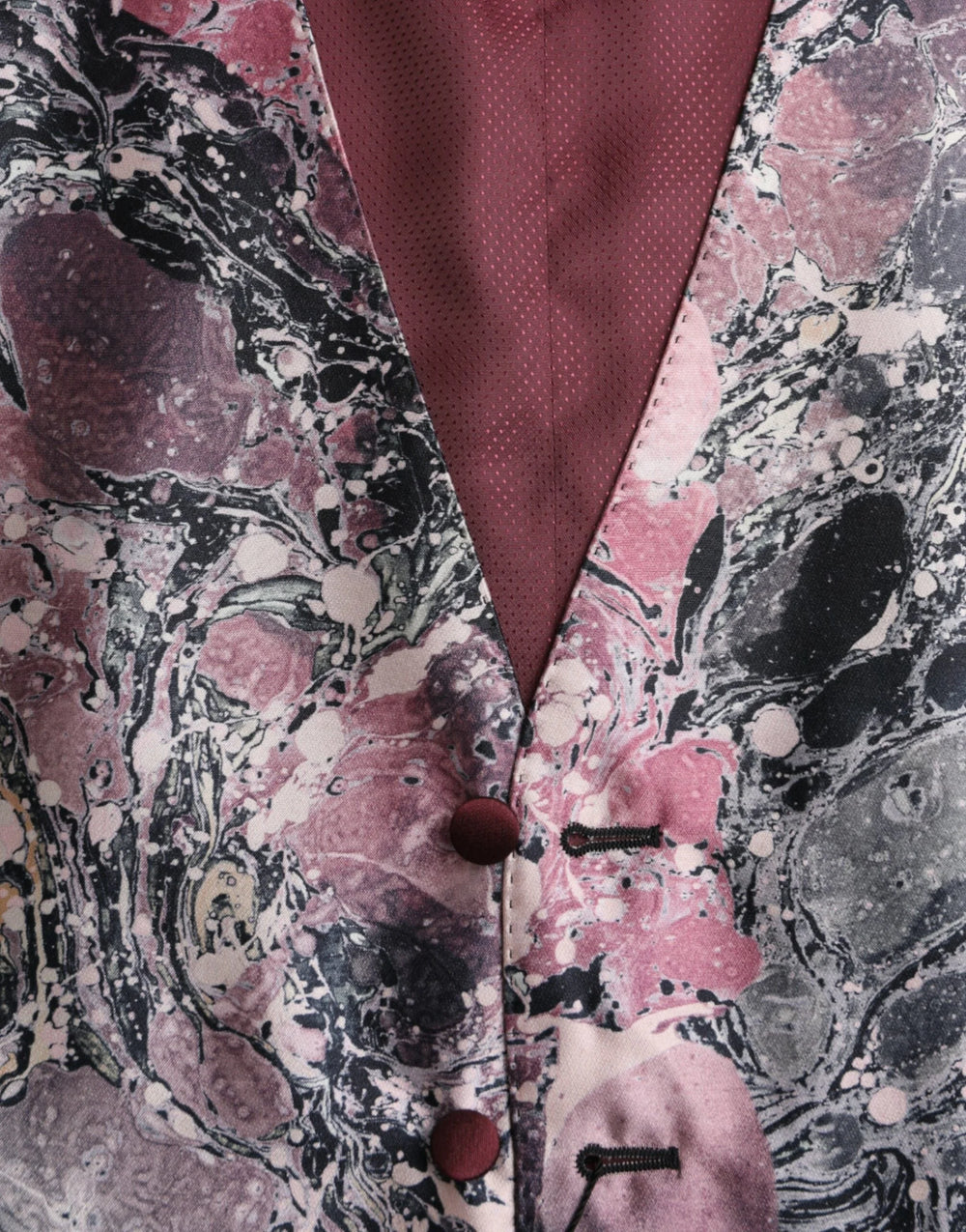 Dolce & Gabbana Multicolor Galaxy Silk Waistcoat Formal Vest - IT48 | M - Vests
