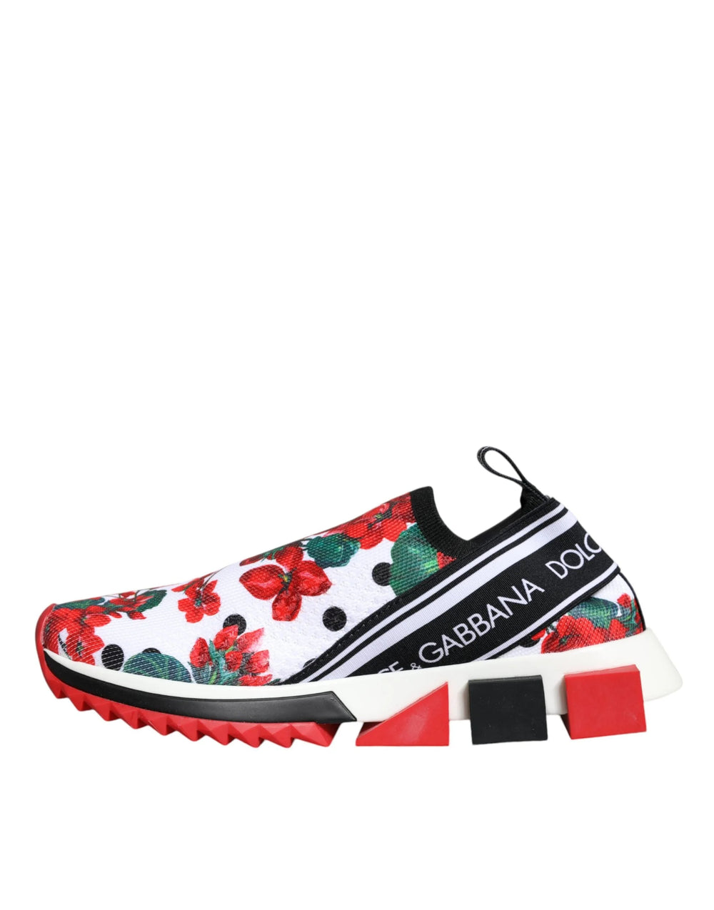Dolce & Gabbana Multicolor Geranium Sorrento Sneakers Shoes - EU36.5/US6 - Sneakers