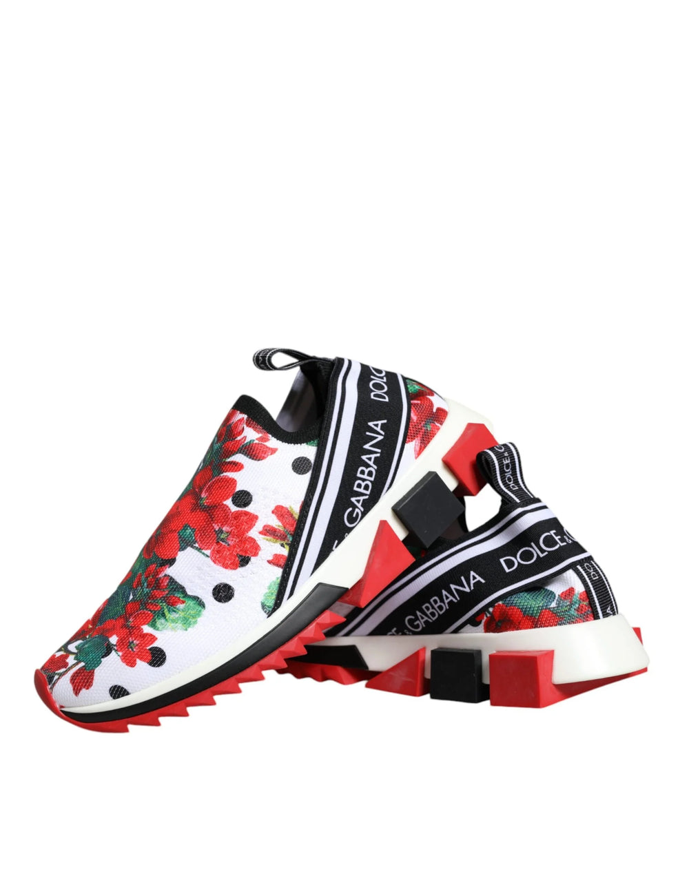 Dolce & Gabbana Multicolor Geranium Sorrento Sneakers Shoes - EU36.5/US6 - Sneakers
