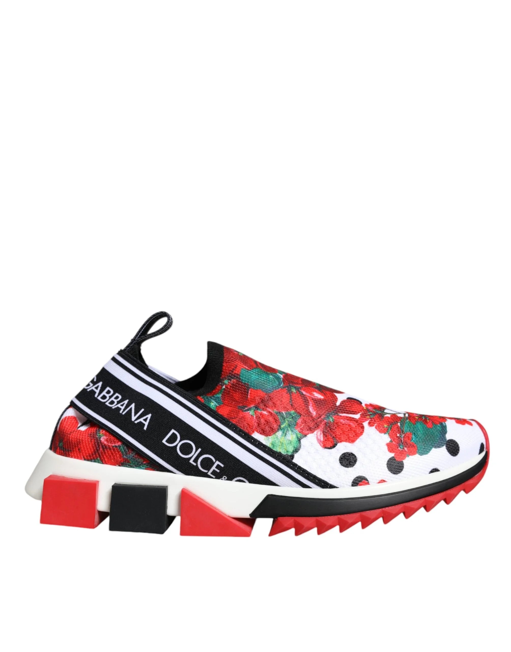 Dolce & Gabbana Multicolor Geranium Sorrento Sneakers Shoes - EU36.5/US6 - Sneakers