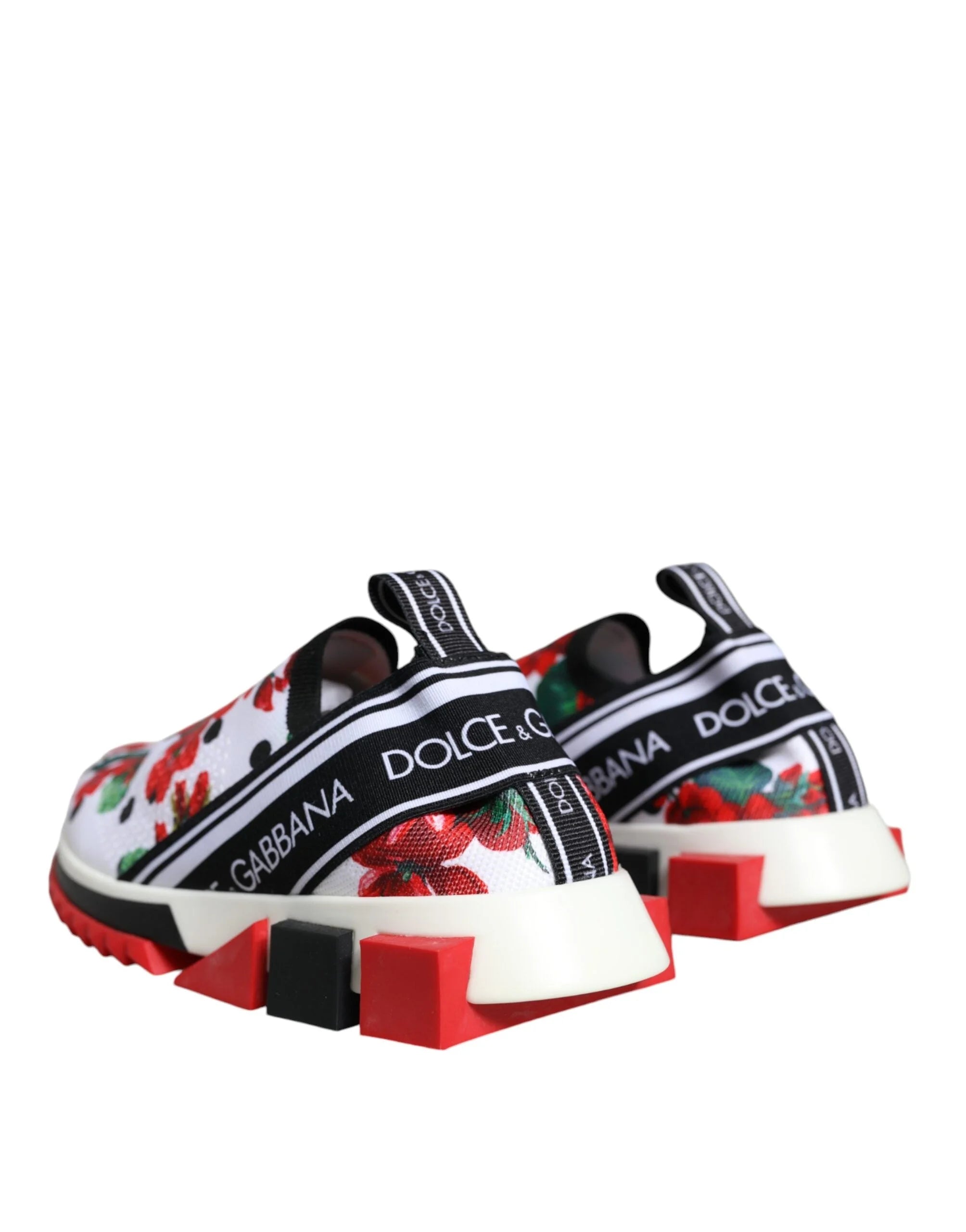 Dolce & Gabbana Multicolor Geranium Sorrento Sneakers Shoes - EU36.5/US6 - Sneakers