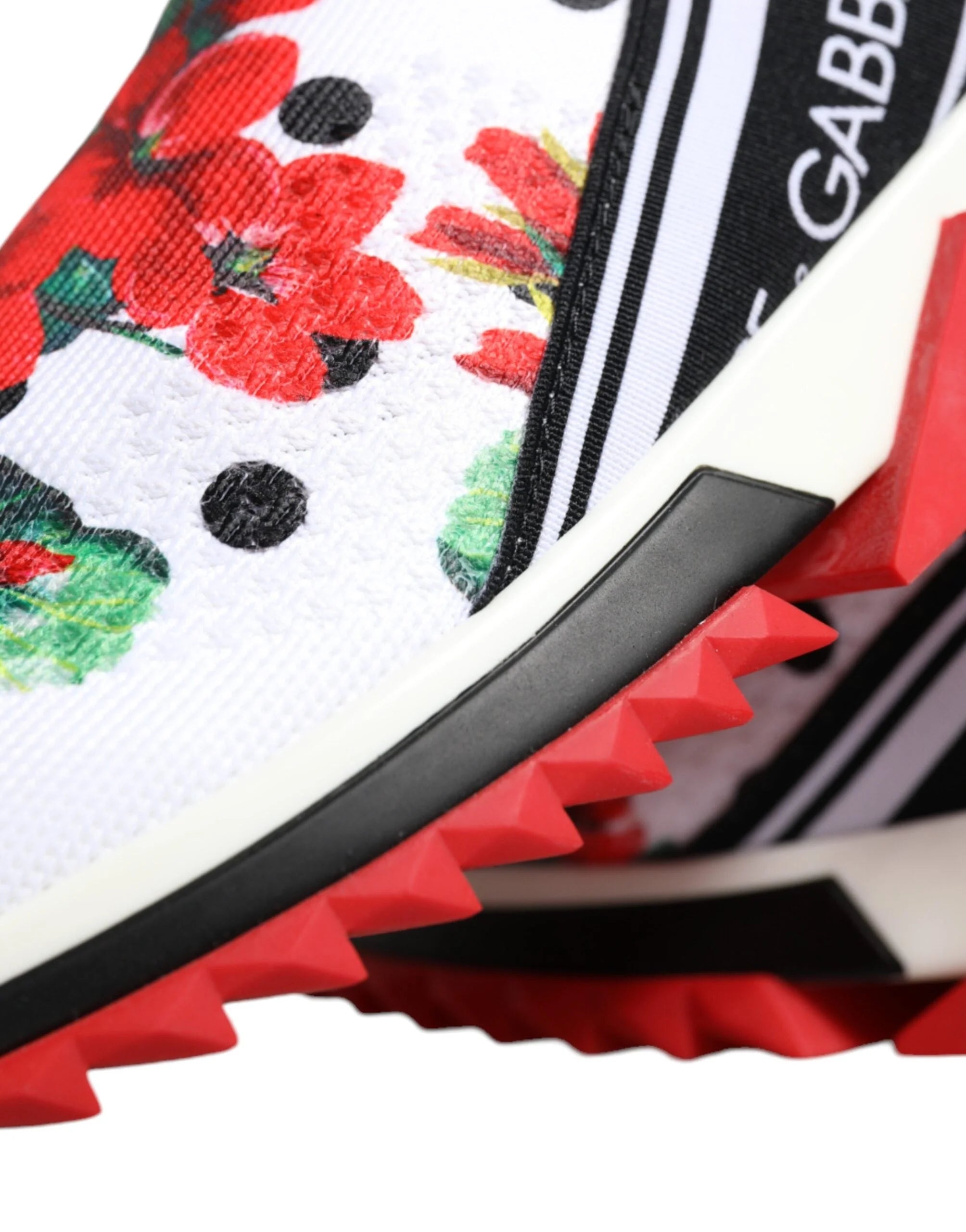 Dolce & Gabbana Multicolor Geranium Sorrento Sneakers Shoes - EU36.5/US6 - Sneakers