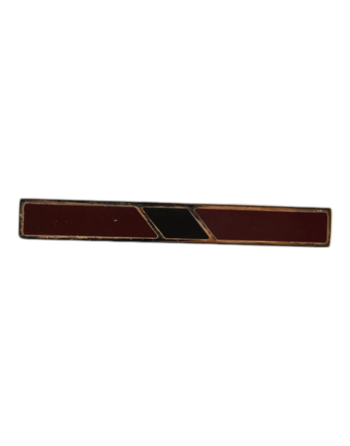 Dolce & Gabbana Multicolor Gold Tone Brass Tie Clip Bar - Tie Clips