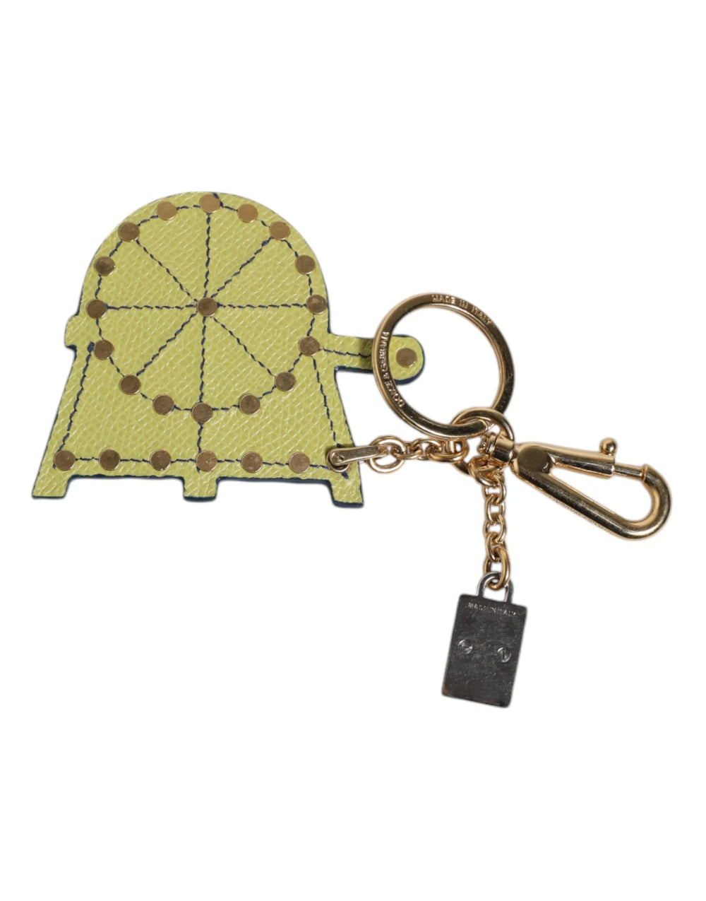 Dolce & Gabbana Multicolor Gold Tone Carretto Keychain Keyring - Keychains