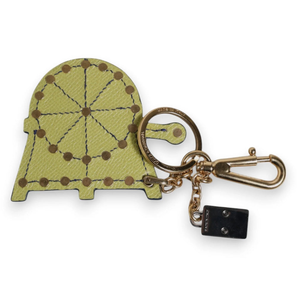 Dolce & Gabbana Multicolor Gold Tone Carretto Keychain Keyring - Keychains