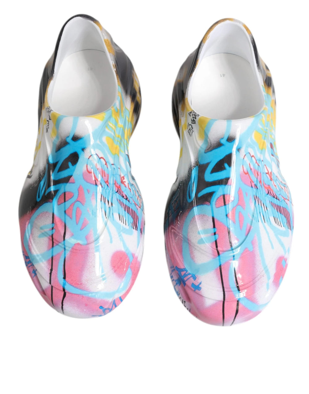 Dolce & Gabbana Multicolor Graffiti Daymaster Sneakers Shoes - Sneakers