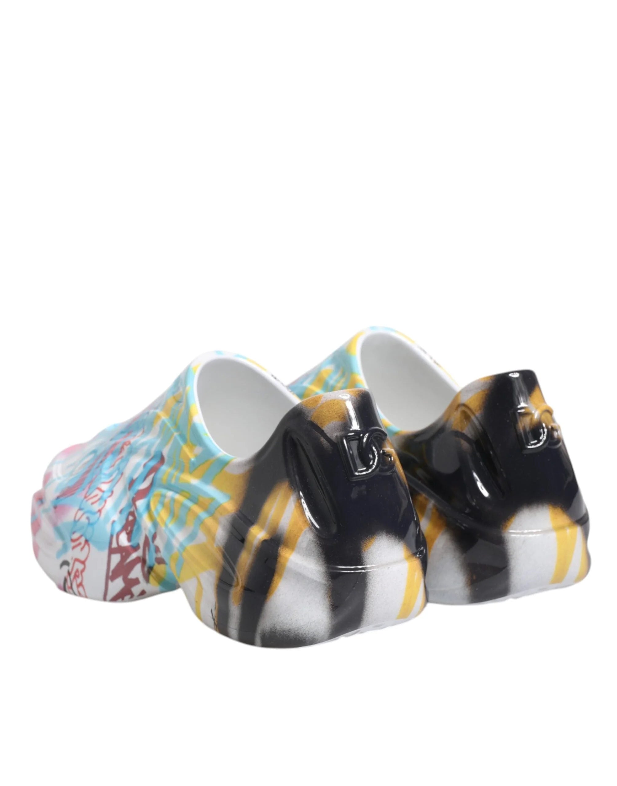 Dolce & Gabbana Multicolor Graffiti Daymaster Sneakers Shoes - Sneakers