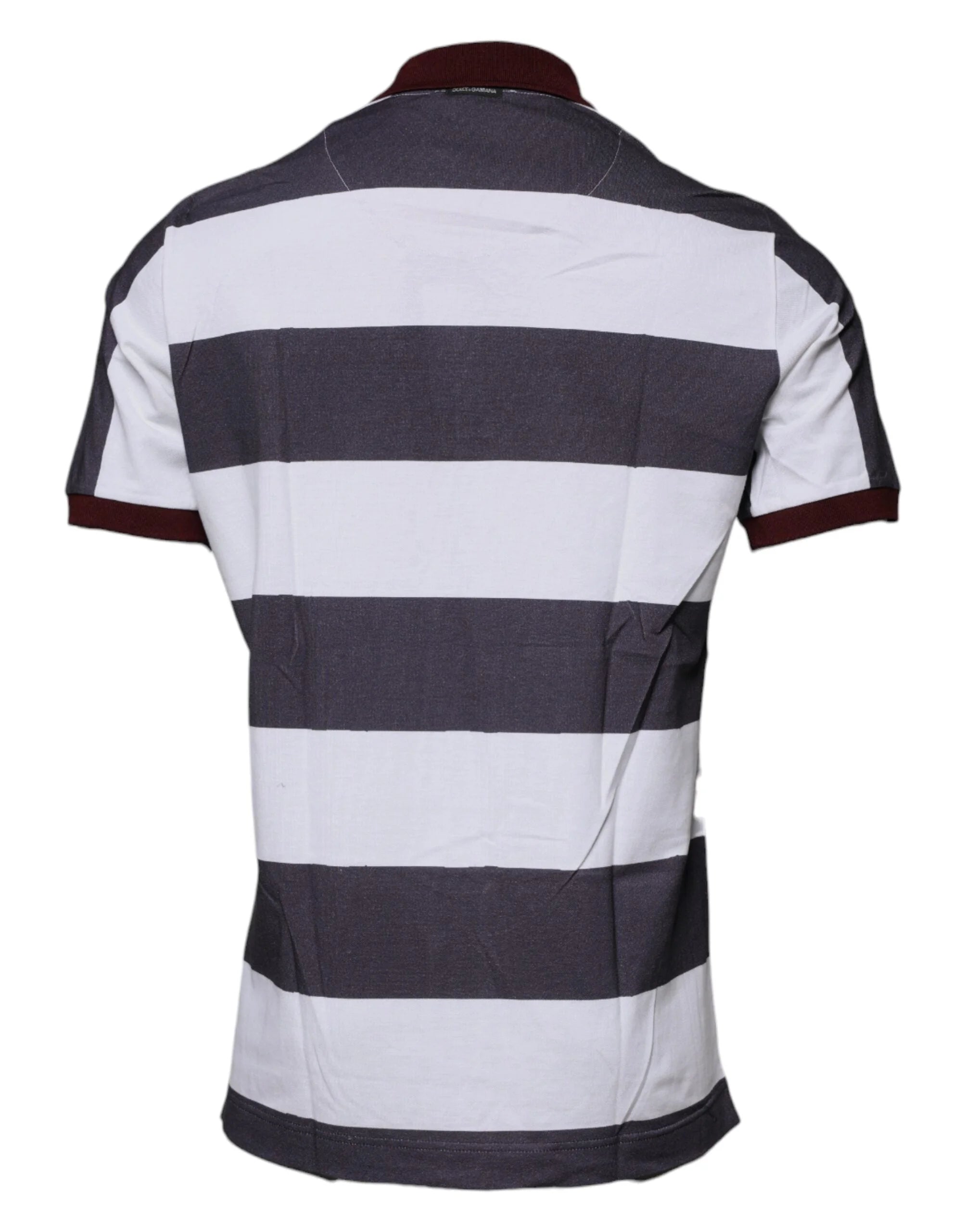 Dolce & Gabbana Multicolor Graphic Collared Polo T-shirt - IT52 | XL - Polos