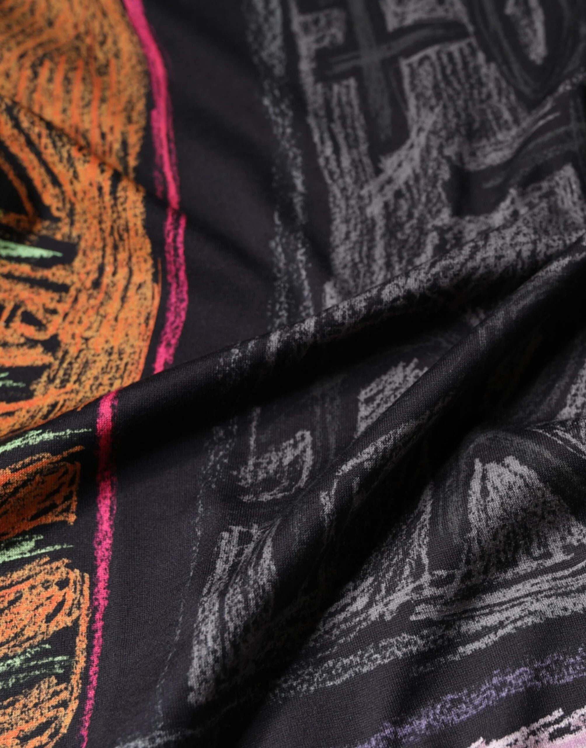 Dolce & Gabbana Multicolor Graphic Print Cotton T-shirt - IT44 | XS - T-Shirts