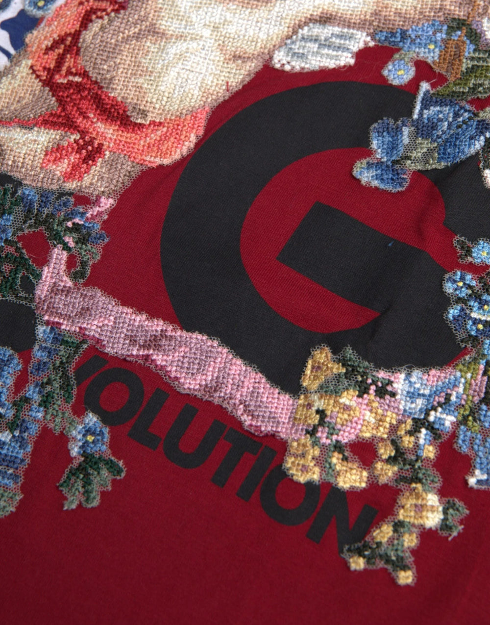 Dolce & Gabbana Multicolor Graphic Short Sleeve T-shirt - IT46 | S - T-Shirts