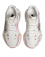 Dolce & Gabbana Multicolor Handgeschilderde DAYMASTER Sneaker Schoenen - EU35/US4.5