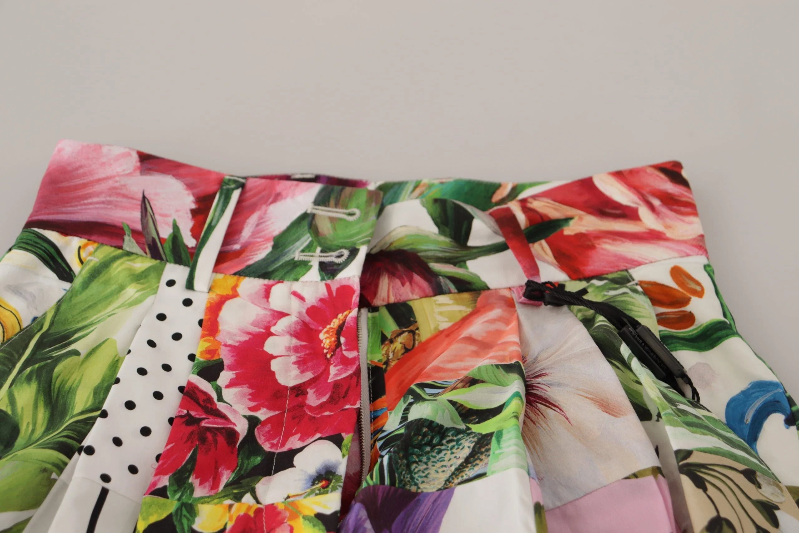 Dolce & Gabbana Multicolor High Waist Hot Pants Shorts - Short Trousers