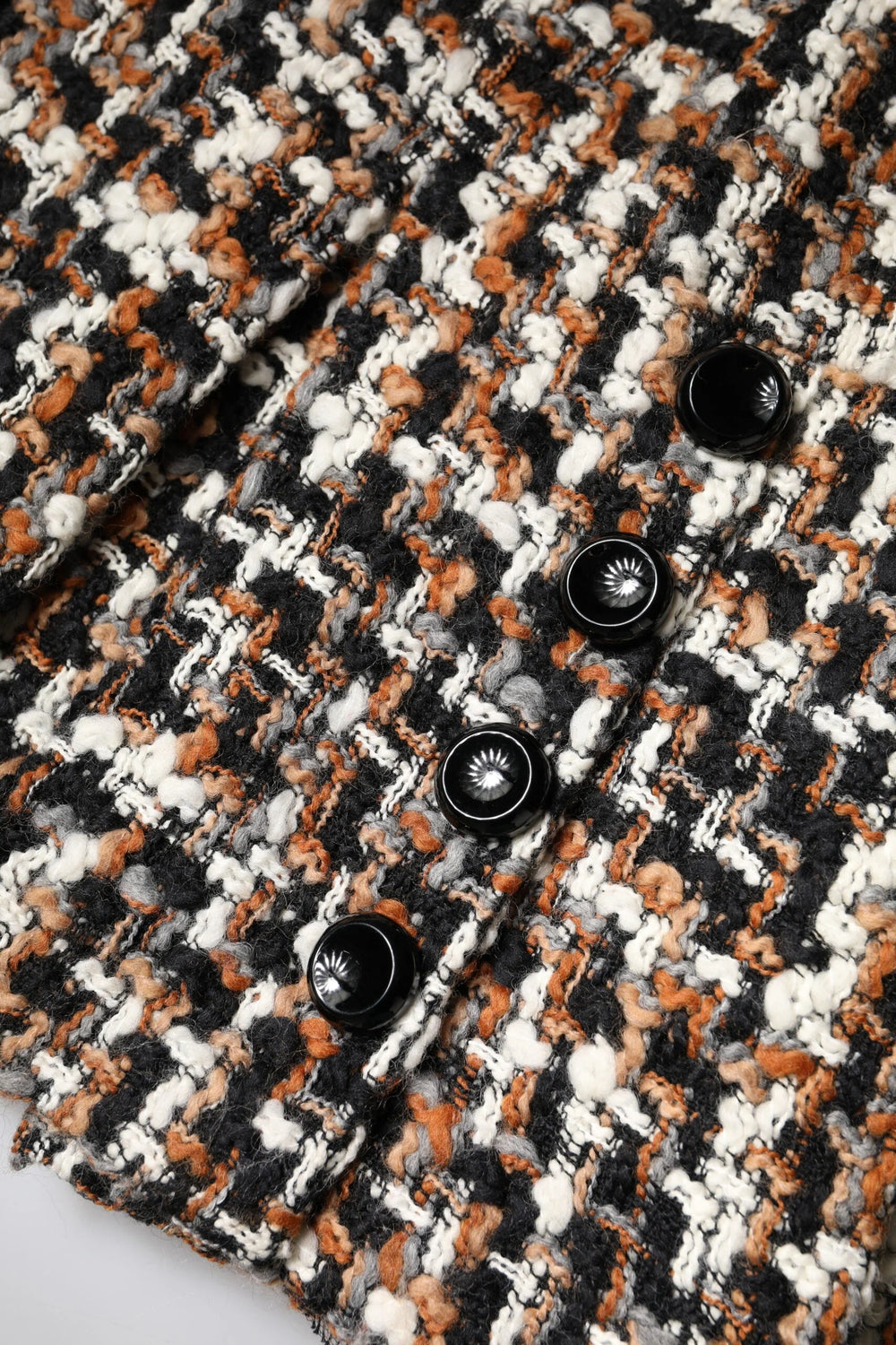 Dolce & Gabbana Multicolor High Waist Tartan Tweed Mini Skirt - Skirts