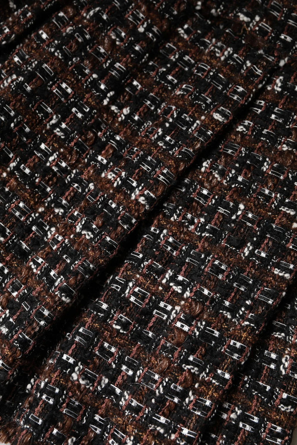 Dolce & Gabbana Multicolor High Waist Tartan Tweed Mini Skirt - Skirts