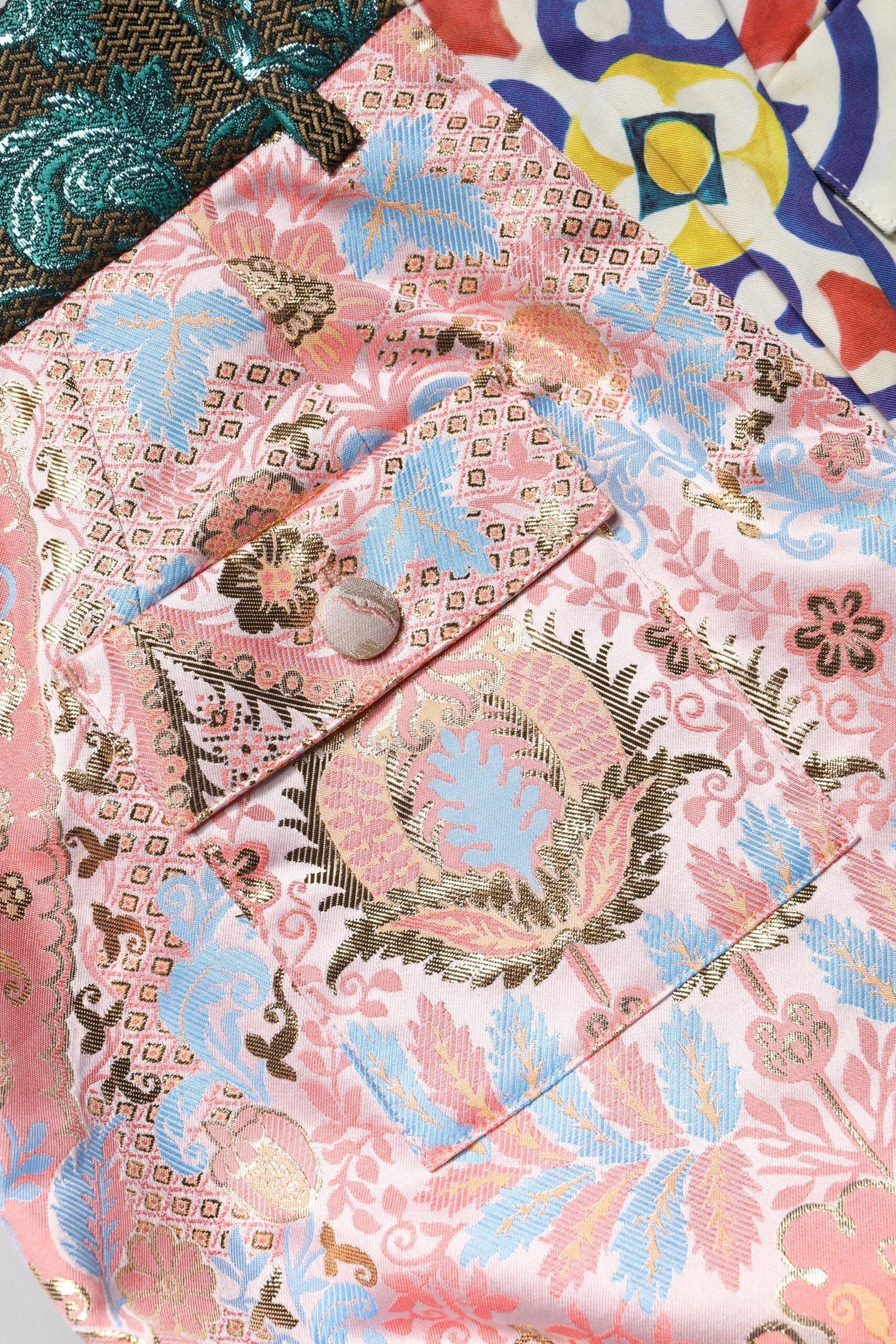 Dolce & Gabbana Multicolor High Waist Women Hot Pants Shorts - Short Trousers