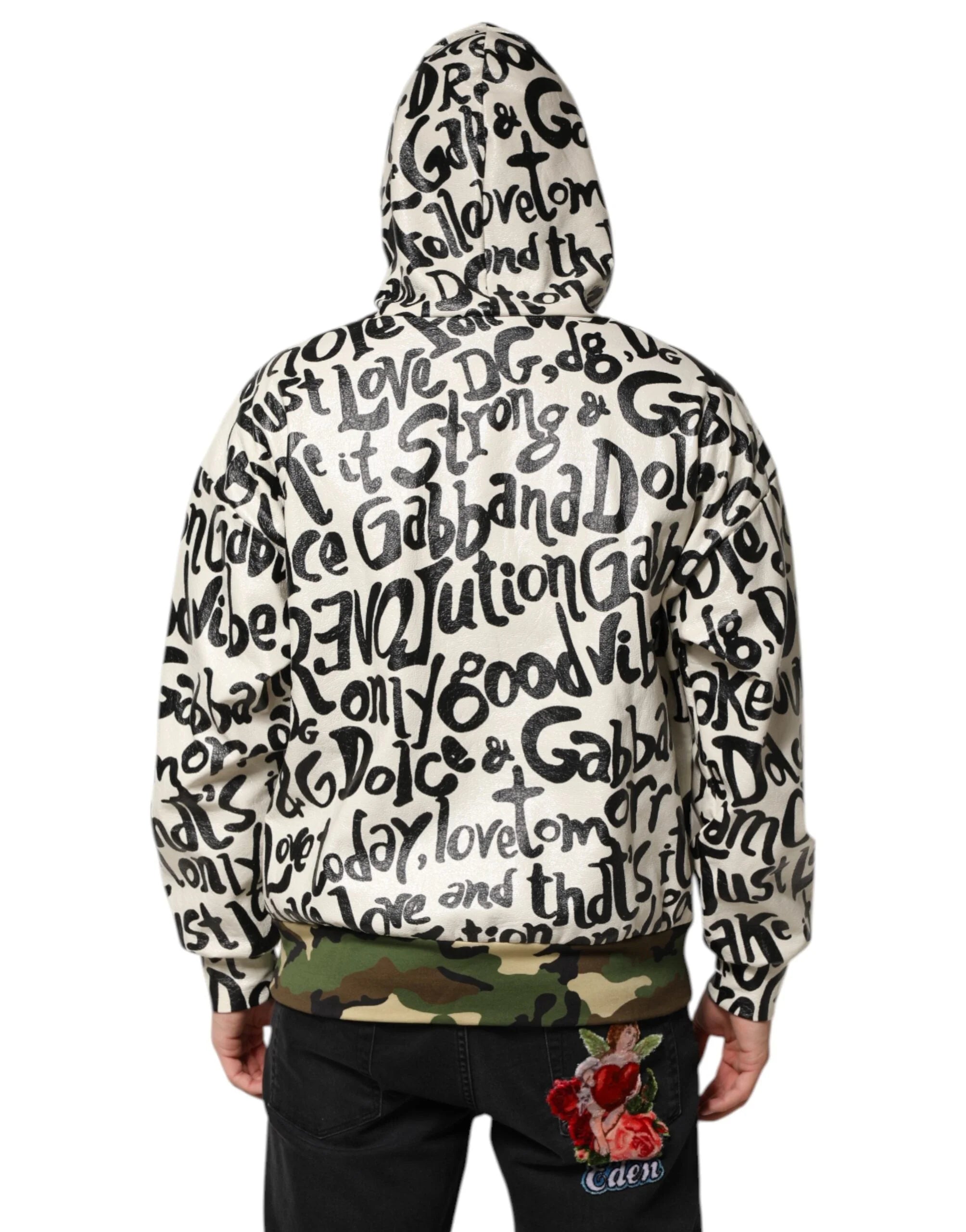 Dolce & Gabbana Multicolor Hooded DGMania Sweatshirt Sweater - Hoodies