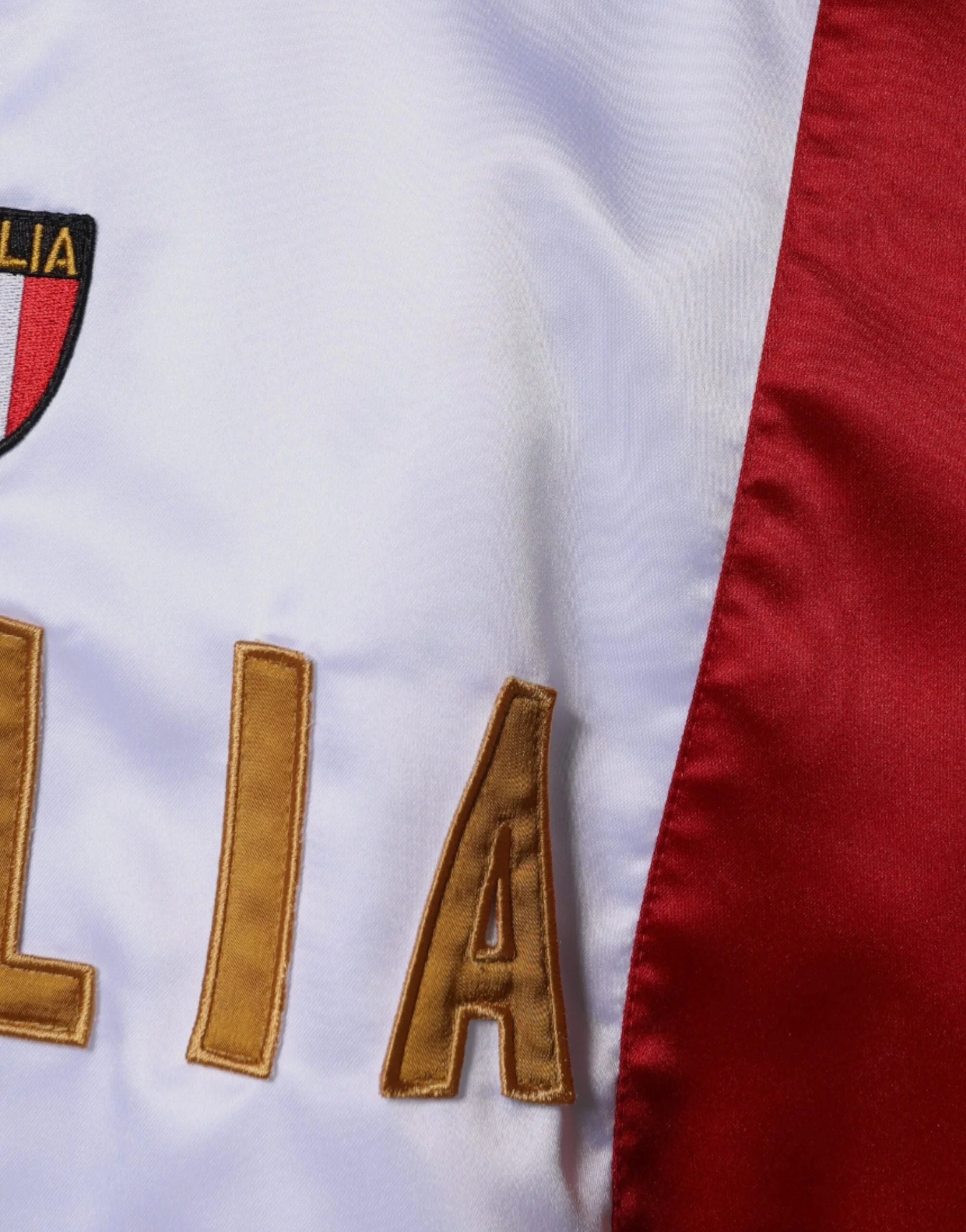 Dolce & Gabbana Multicolor Italia Button Down Bomber Jacket - Bomber Jackets