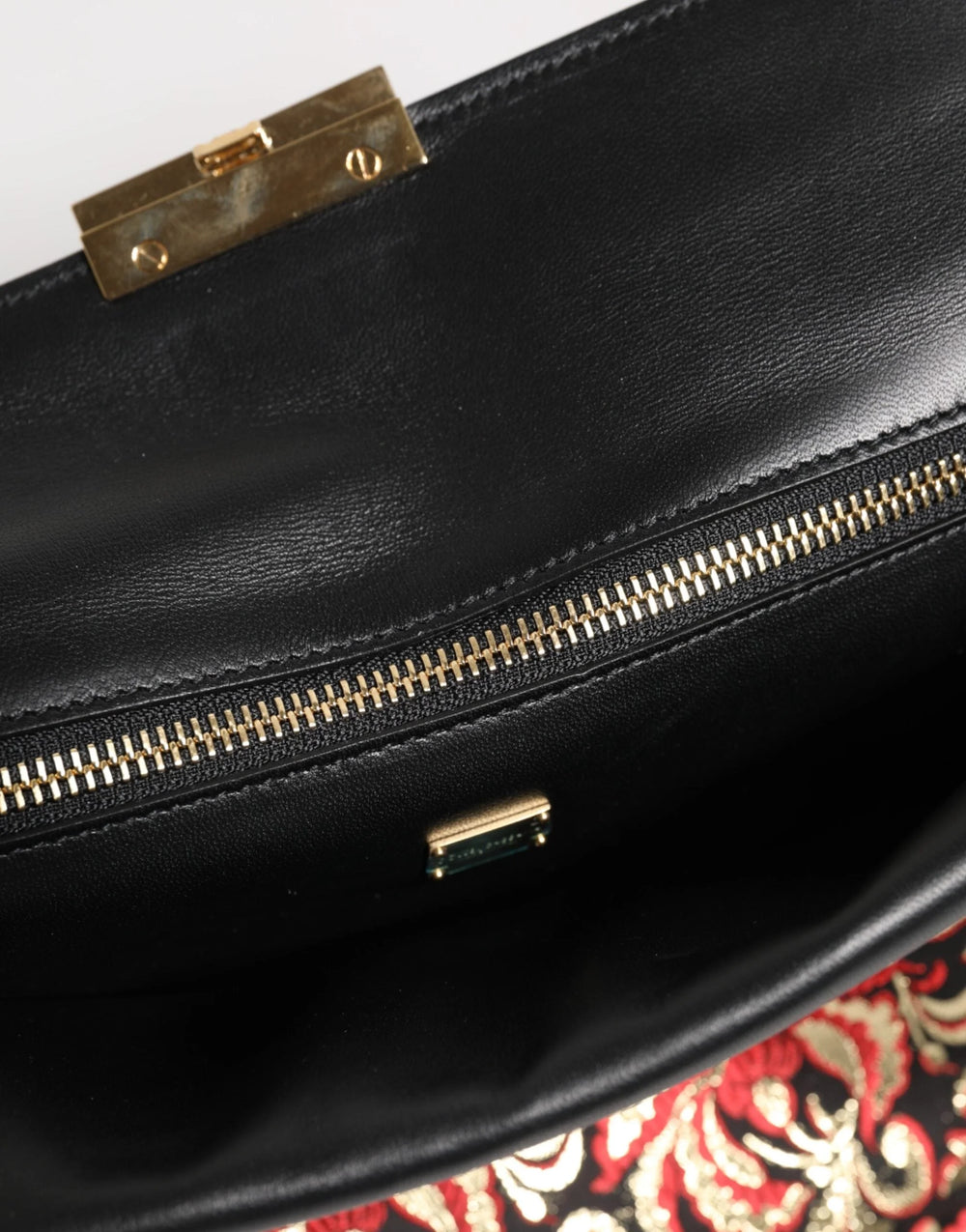 Dolce & Gabbana Multicolor Jacquard Floral Document Briefcase Bag - Briefcases