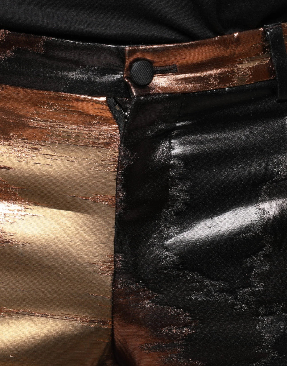 Dolce & Gabbana Multicolor Jacquard Skinny Men Pants - IT48 | M - Trousers