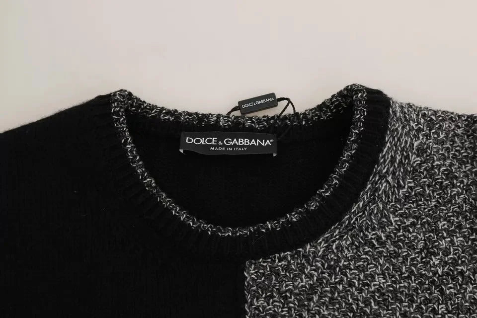 Dolce & Gabbana Multicolor KING Knight Monkey Knitted Cashmere Wool Sweater - IT48 | M - Sweaters