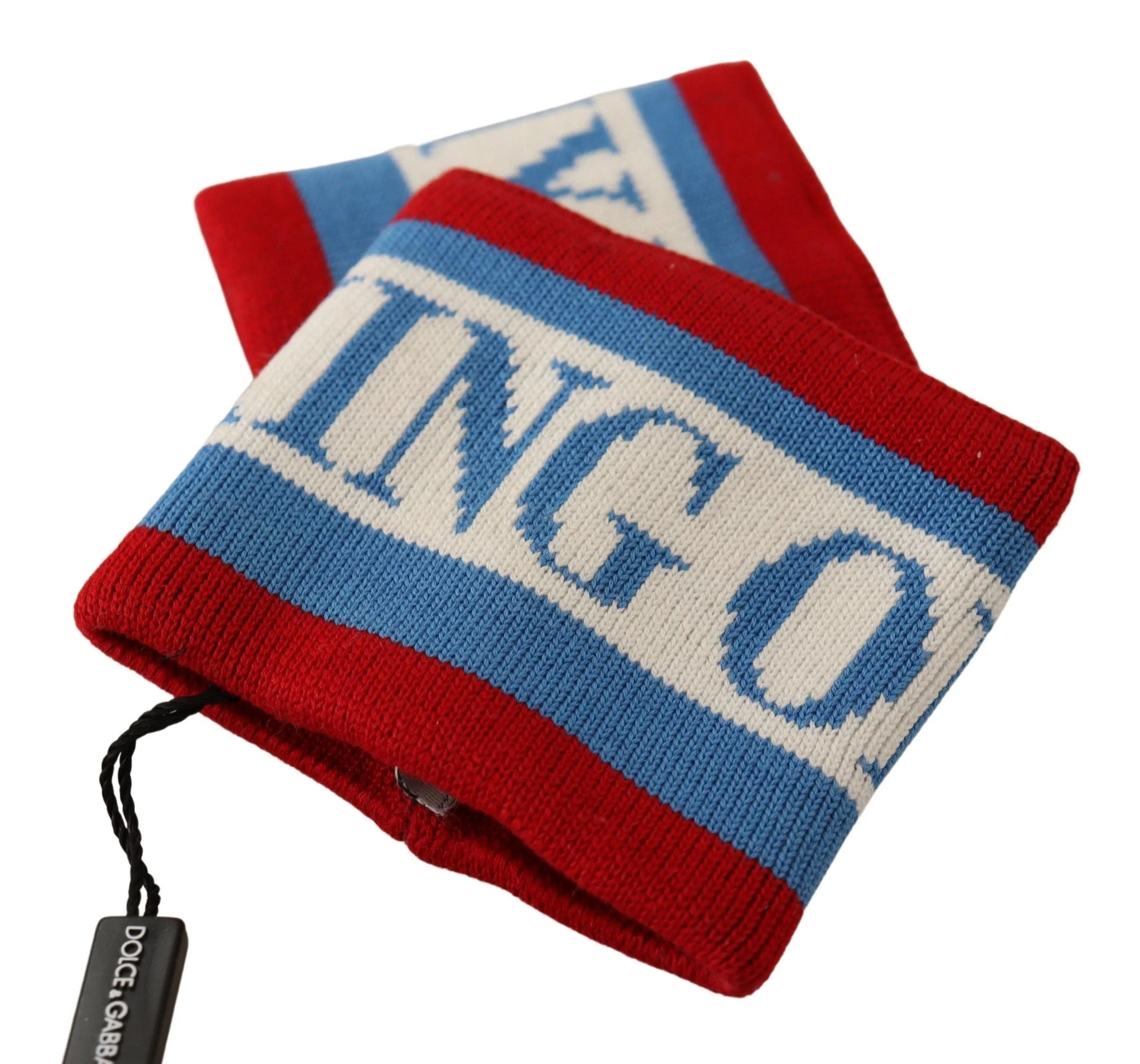 Dolce & Gabbana Multicolor King Of My Life Cashmere Wristband - Wristbands