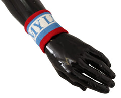 Dolce & Gabbana Multicolor King Of My Life Cashmere Wristband - Wristbands