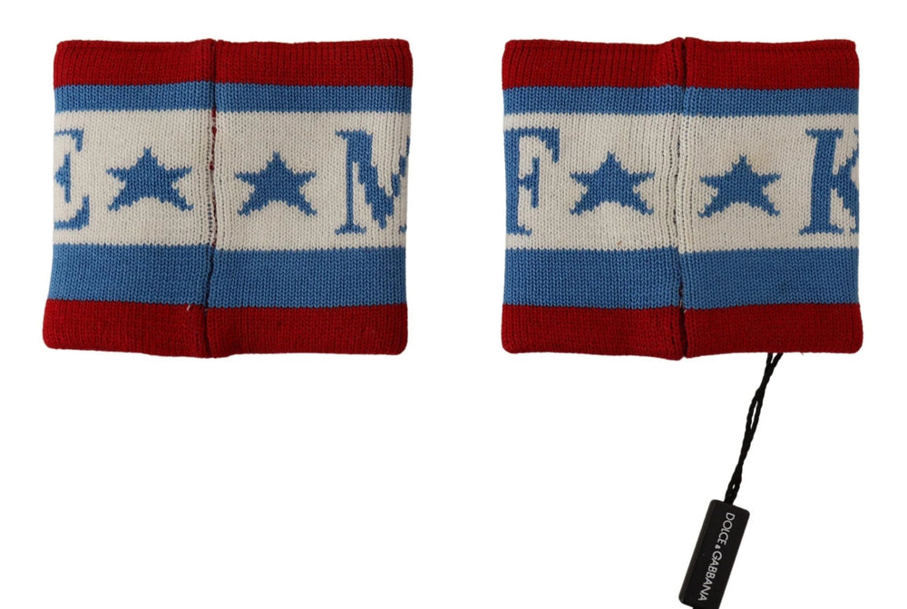 Dolce & Gabbana Multicolor King Of My Life Cashmere Wristband - Wristbands