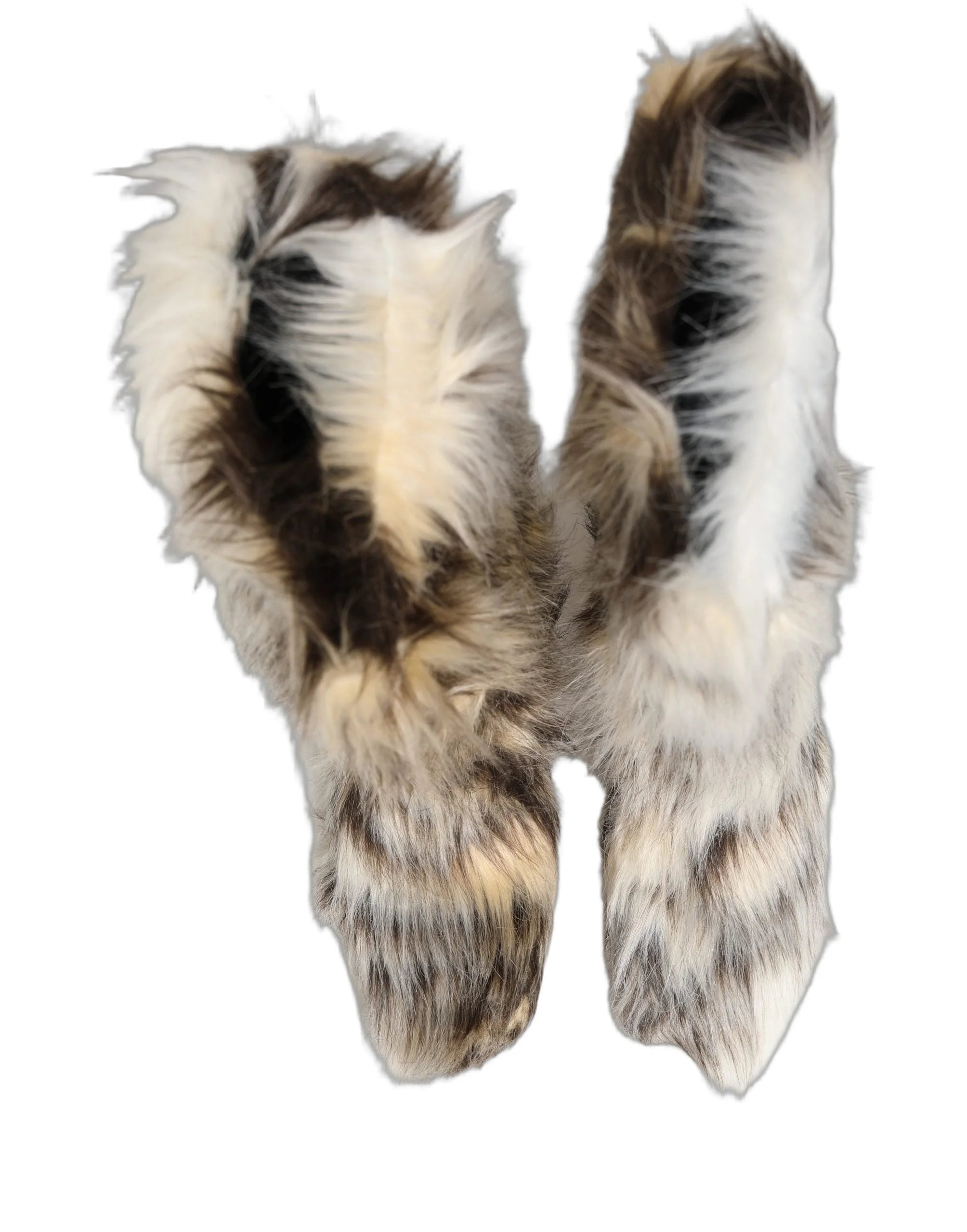 Dolce & Gabbana Botas Zapatos de Faux Fur Multicolor - EU44/US11