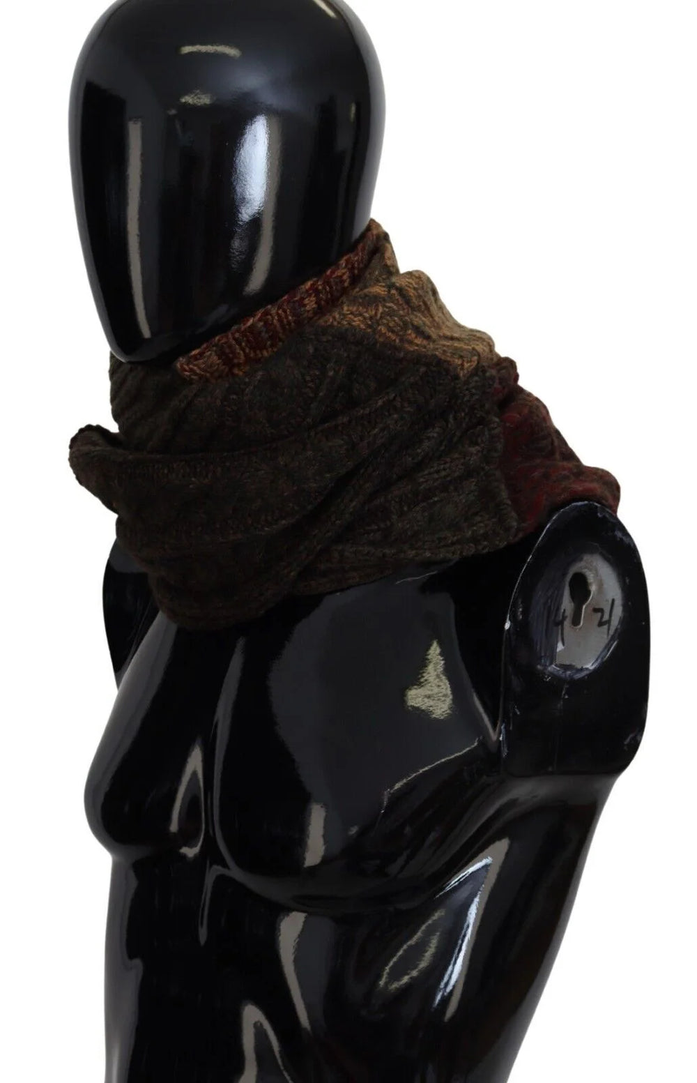 Dolce & Gabbana Multicolor Knitted Men Neck Wrap Shawl Scarf - Scarves & Shawls