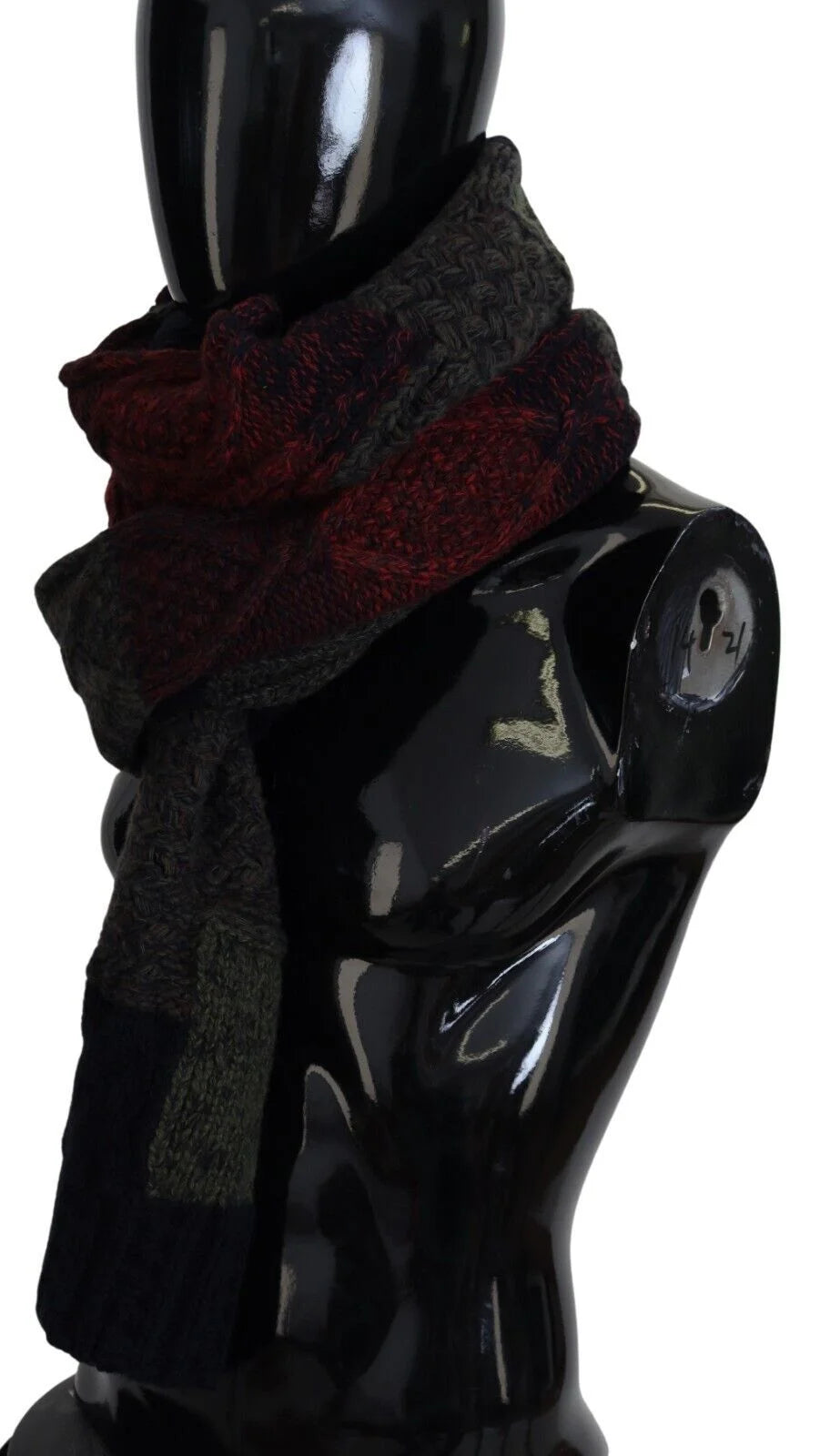 Dolce & Gabbana Multicolor Knitted Men Neck Wrap Shawl Scarf - Scarves & Shawls