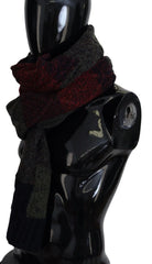 Dolce & Gabbana Multicolor Knitted Men Neck Wrap Shawl Scarf - Scarves & Shawls