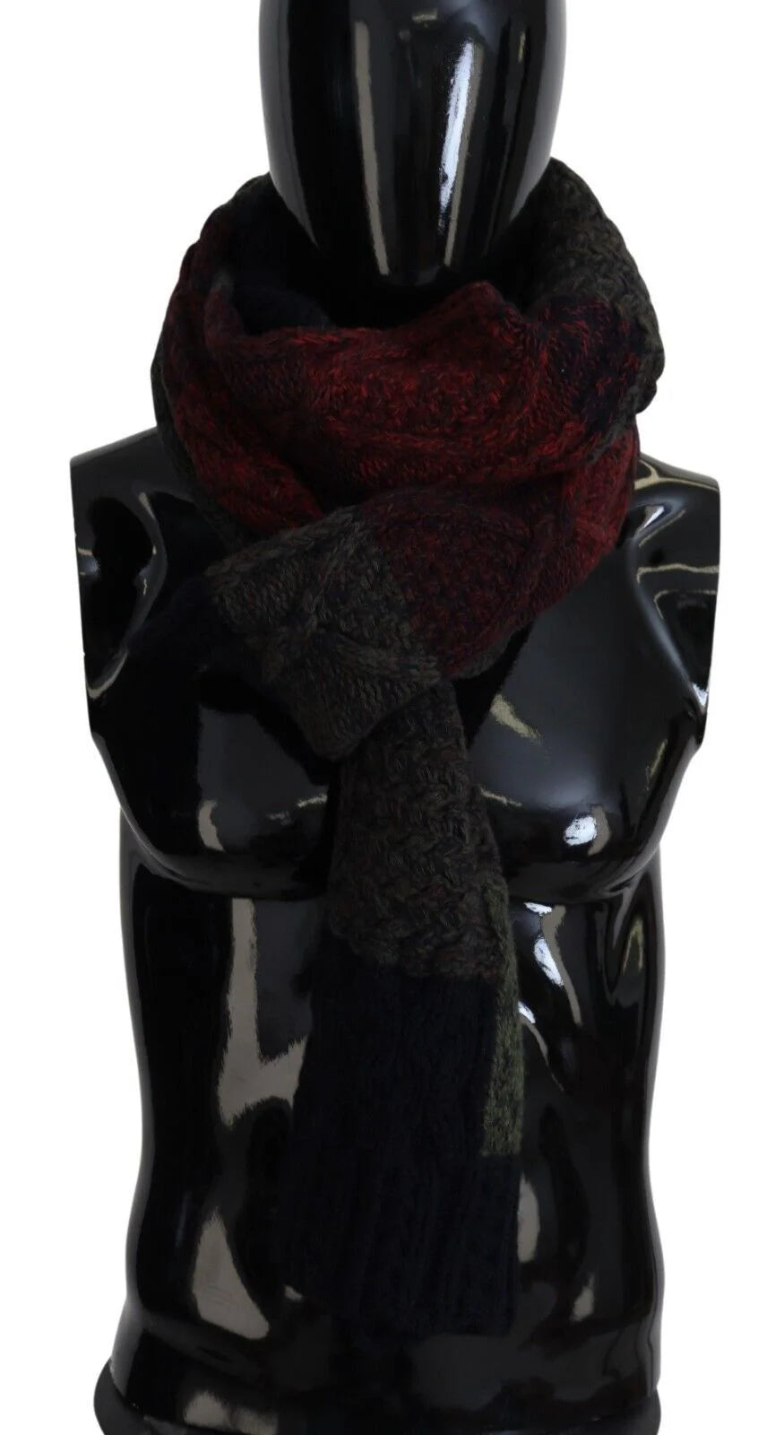 Dolce & Gabbana Multicolor Knitted Men Neck Wrap Shawl Scarf - Scarves & Shawls
