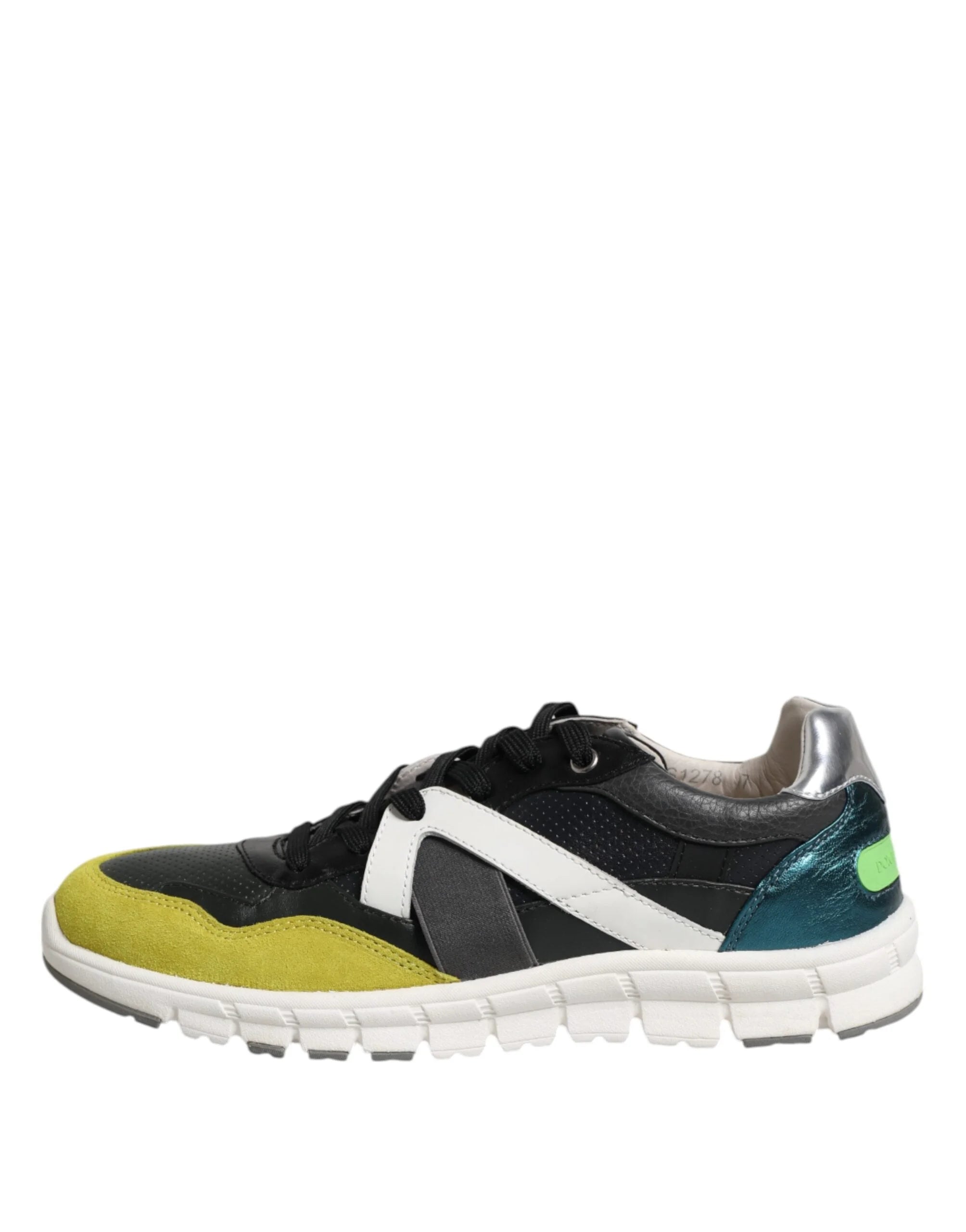 Dolce & Gabbana Multicolor Lace Up Low Top Men Sneakers Shoes - Sneakers