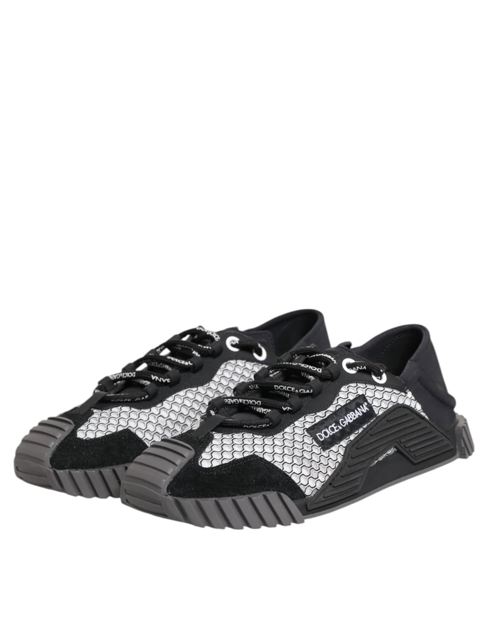 Dolce & Gabbana Multicolor Lace Up Low Top NS1 Sneakers Shoes - EU44/US11 - Sneakers