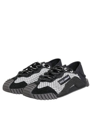 Dolce & Gabbana Multicolor Lace Up Low Top NS1 Sneakers Shoes - EU44/US11 - Sneakers
