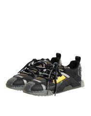 Dolce & Gabbana Multicolor Lace Up Low Top NS1 Sneakers Shoes - EU39/US6