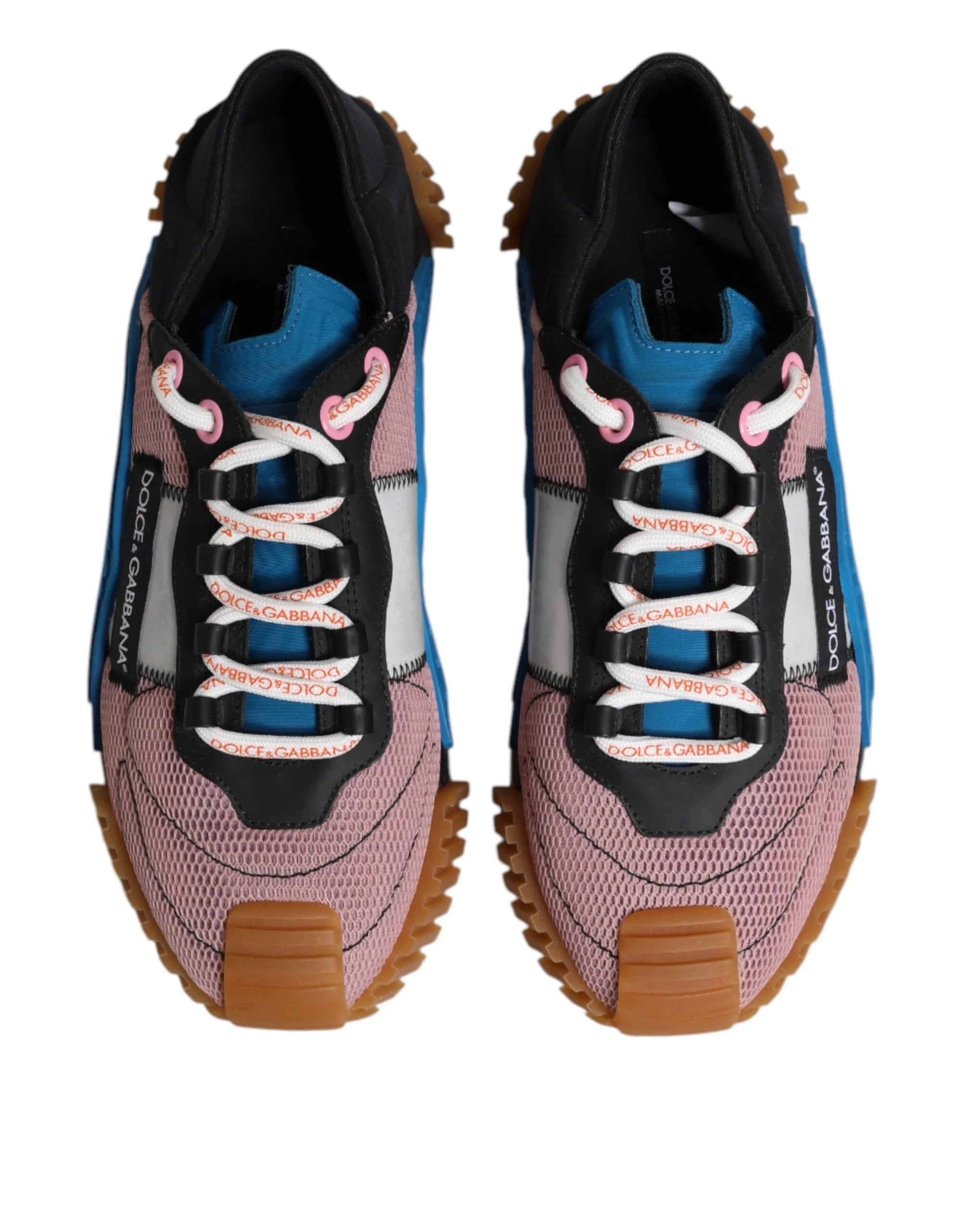 Dolce & Gabbana Multicolor Lace Up Low Top NS1 Sneakers Shoes - EU41/US8 - Sneakers