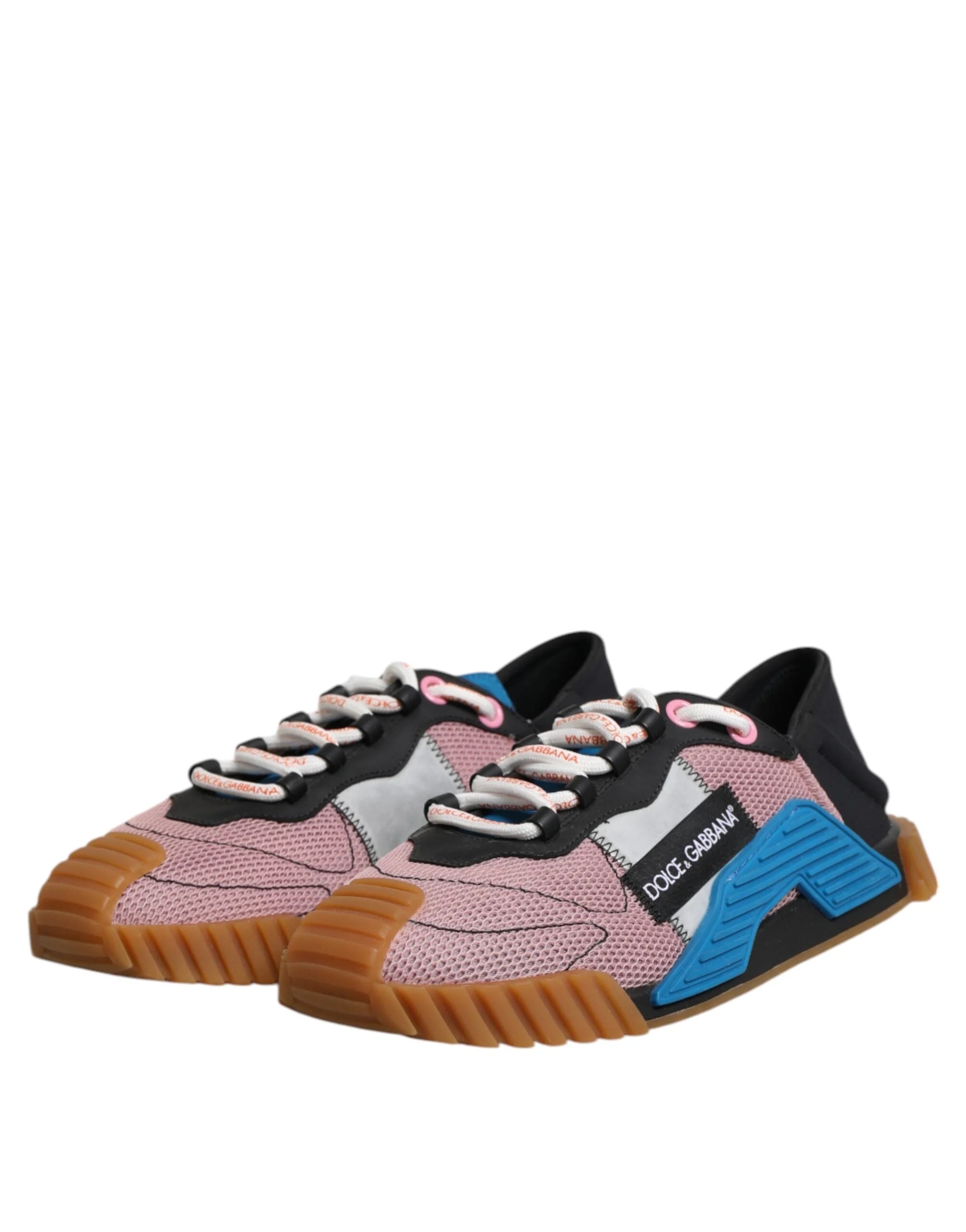 Dolce & Gabbana Multicolor Lace Up Low Top NS1 Sneakers Shoes - EU41/US8 - Sneakers