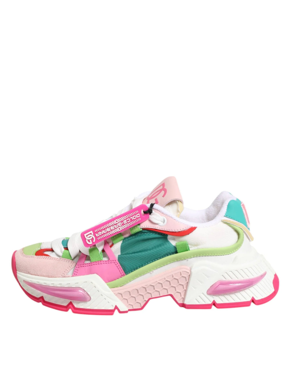 Dolce & Gabbana färgstarka lädersneakers Airmaster - EU35/US4.5