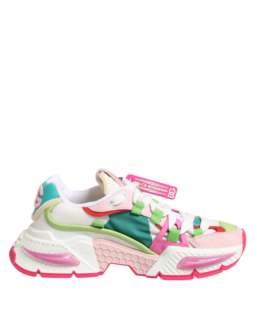 Dolce & Gabbana färgstarka lädersneakers Airmaster - EU35/US4.5