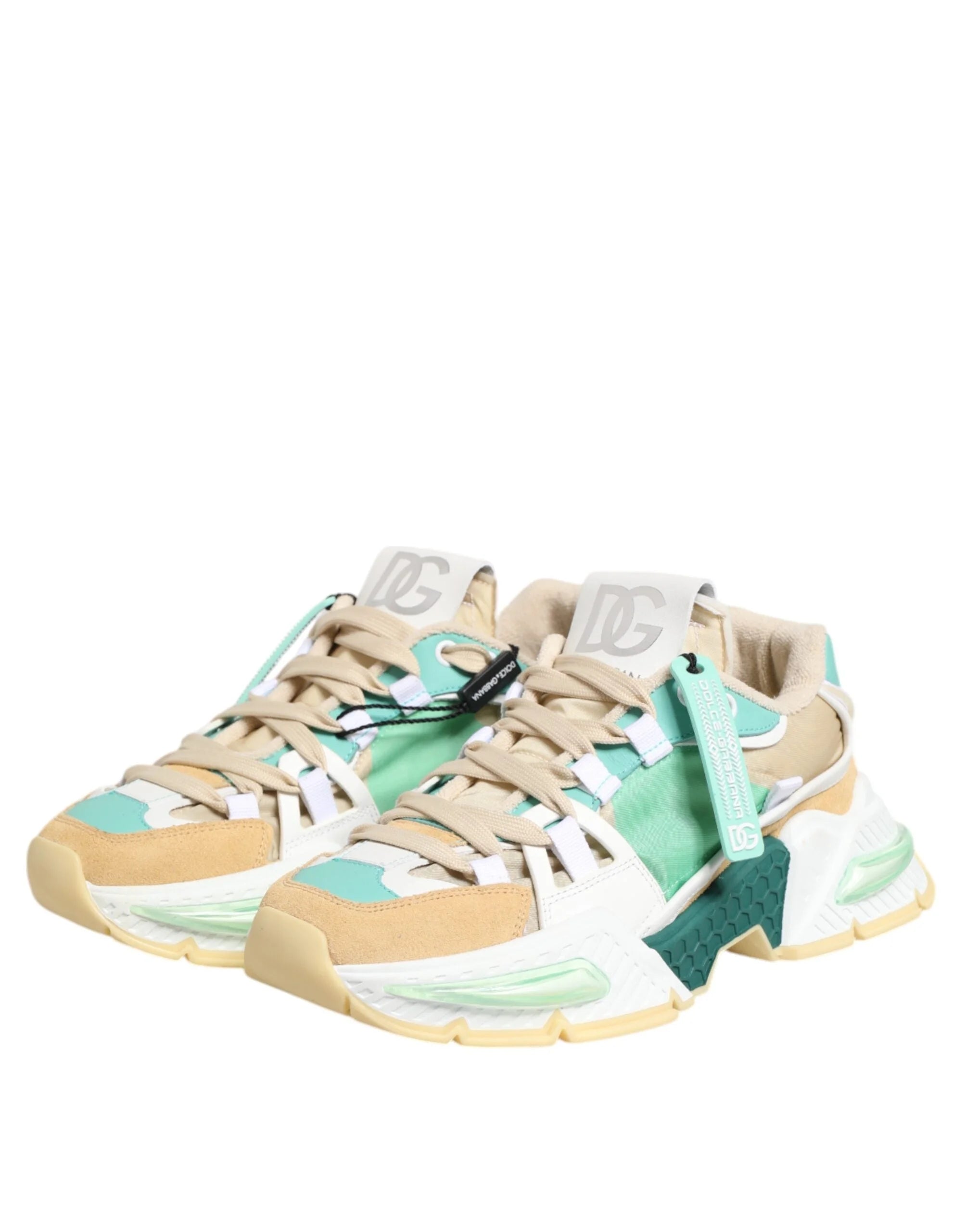 Dolce & Gabbana Multicolor Leather Airmaster Low Top Sneakers Shoes - EU40/US9.5 - Sneakers