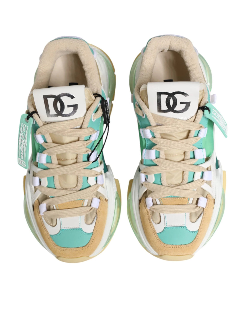 Dolce & Gabbana Multicolor Leather Airmaster Low Top Sneakers Shoes - EU40/US9.5 - Sneakers