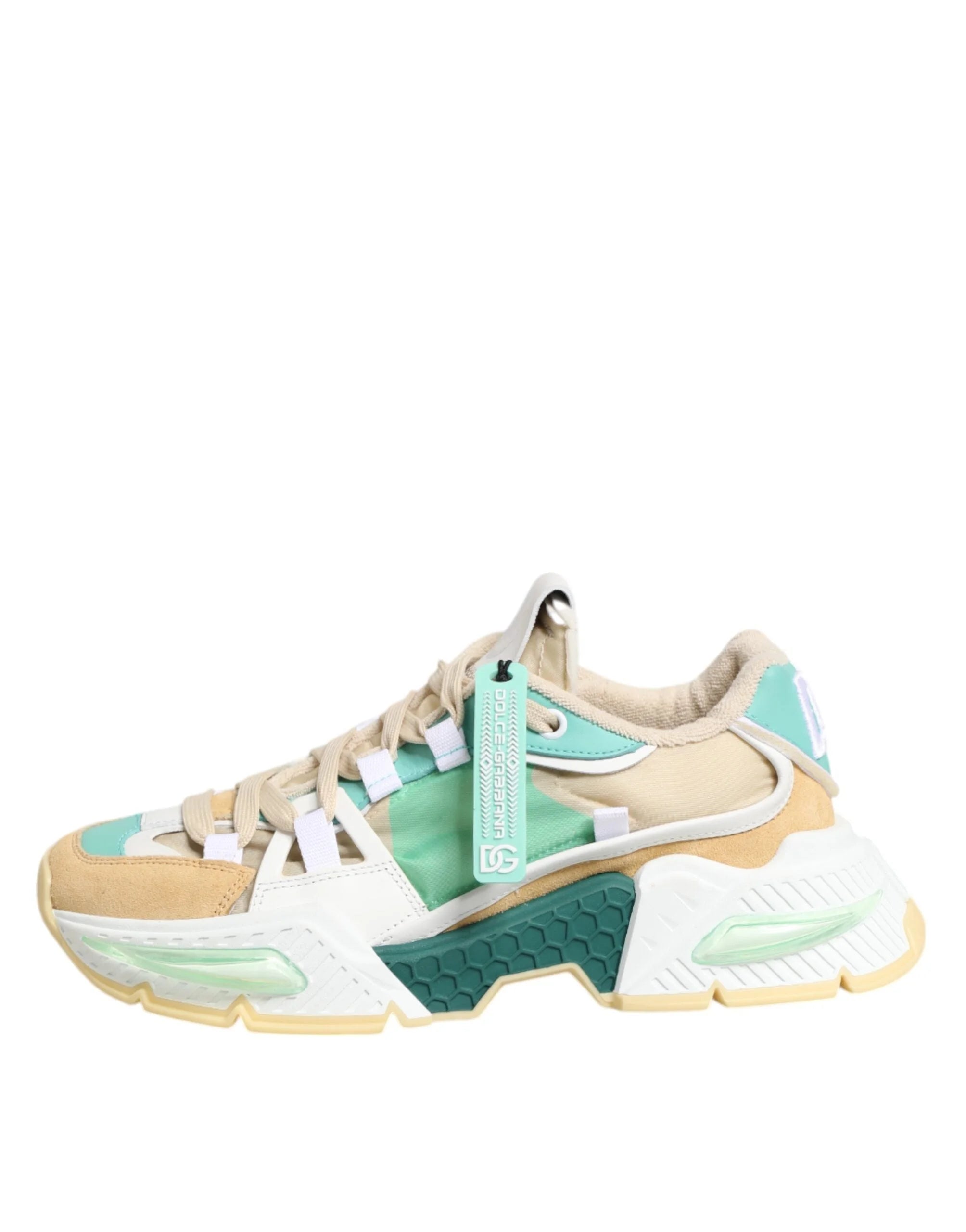 Dolce & Gabbana Multicolor Leather Airmaster Low Top Sneakers Shoes - EU40/US9.5 - Sneakers