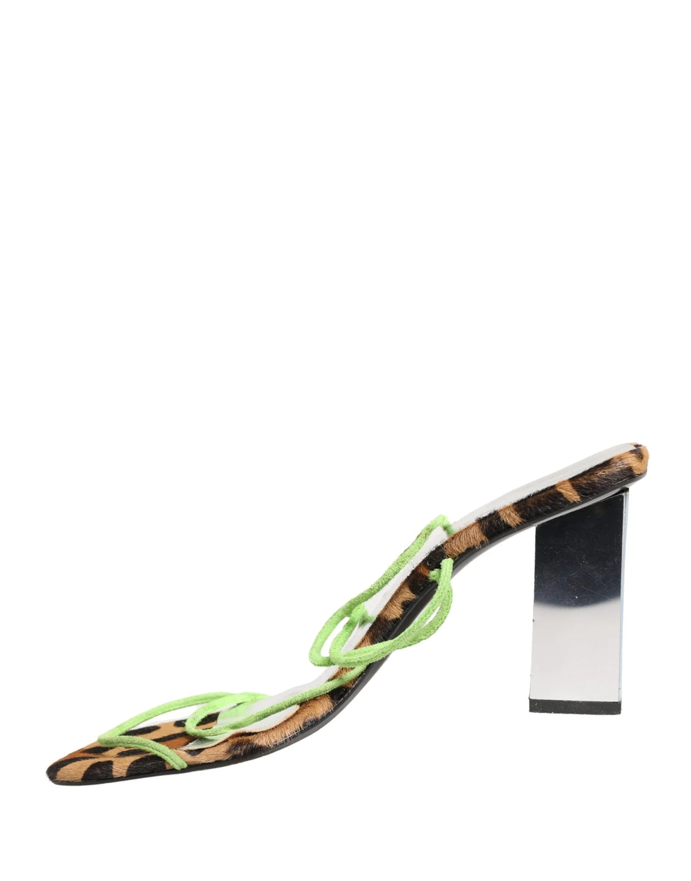 Dolce & Gabbana mitmevärvilised nahast plokikiigud, sandaalid – EL39/USA8.5