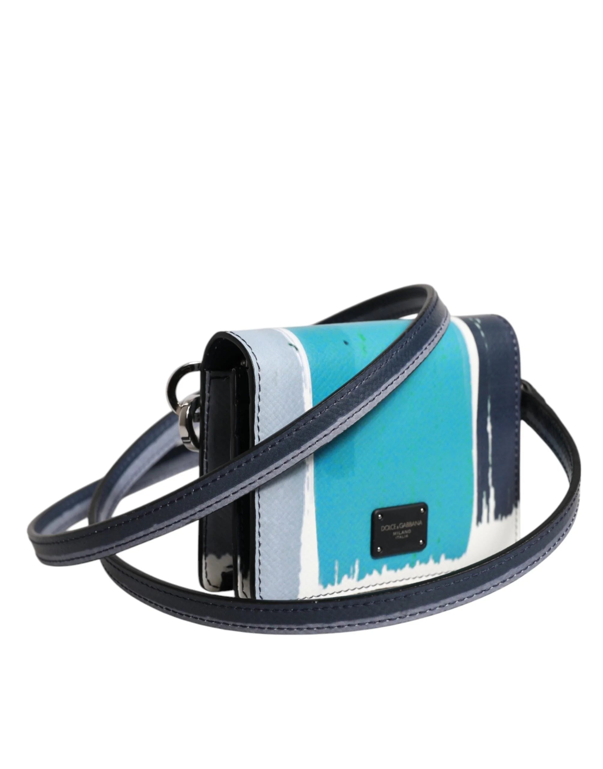 Dolce & Gabbana Multicolor Leather DG Logo Bifold Card Holder Wallet - Wallets