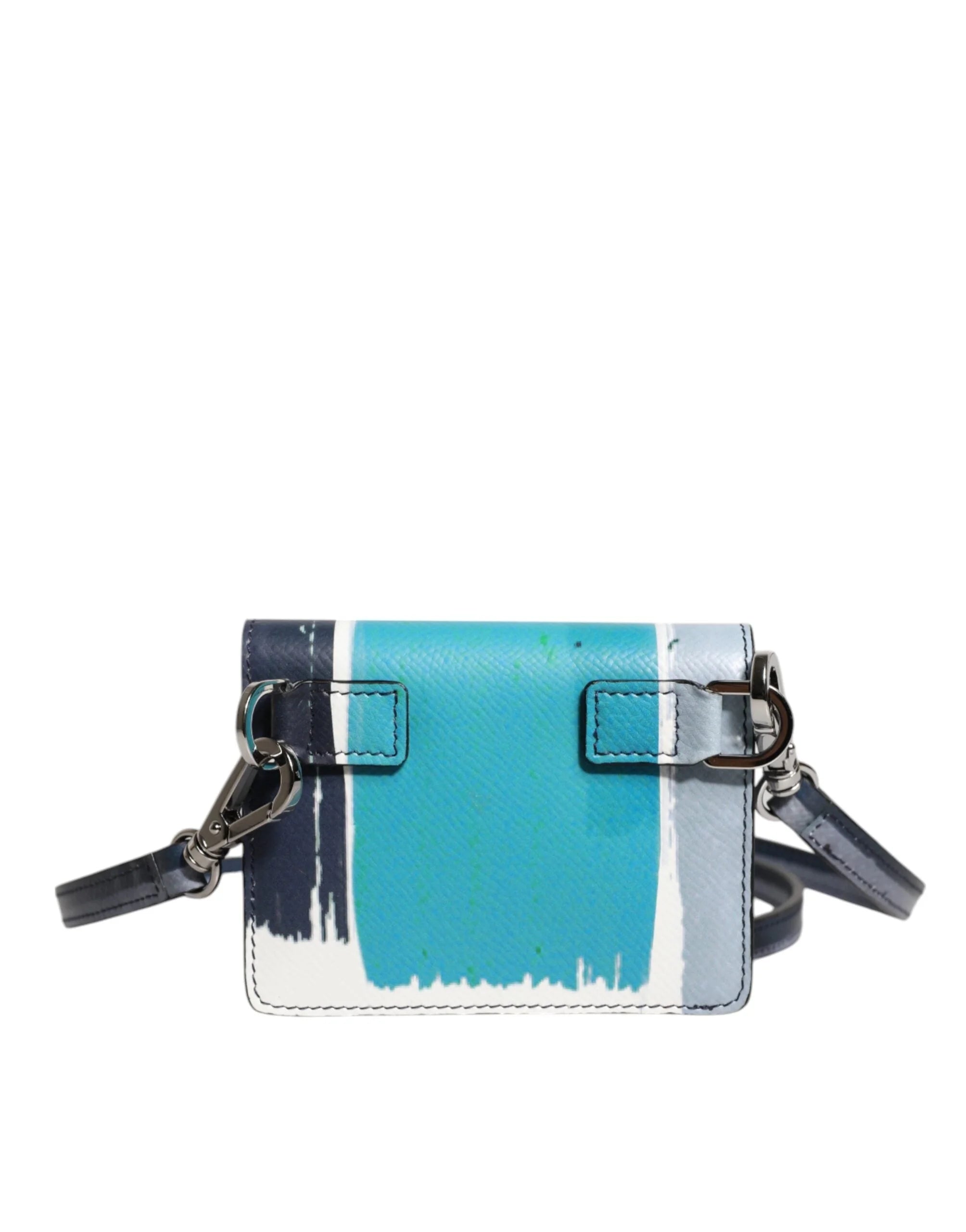 Dolce & Gabbana Multicolor Leather DG Logo Bifold Card Holder Wallet - Wallets