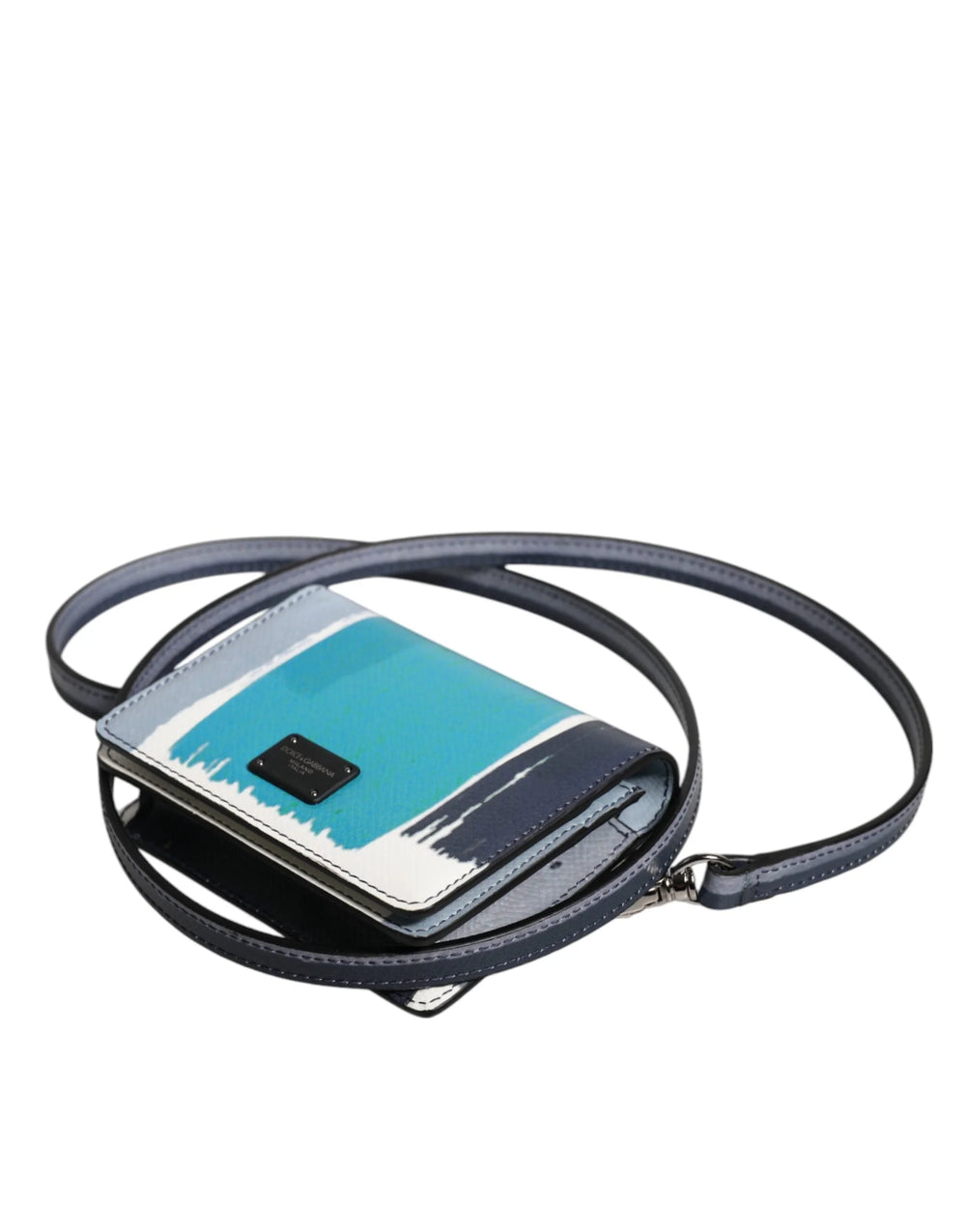 Dolce & Gabbana Multicolor Leather DG Logo Bifold Card Holder Wallet - Wallets