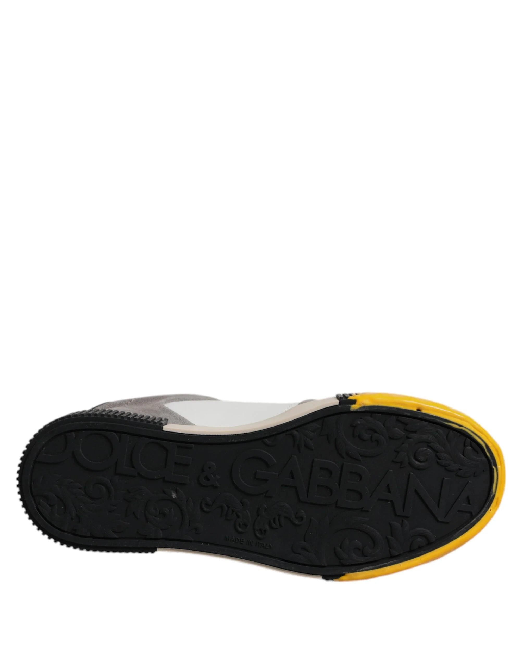 Dolce & Gabbana Multicolor Leather DNA Low Top Sneakers Shoes - Sneakers